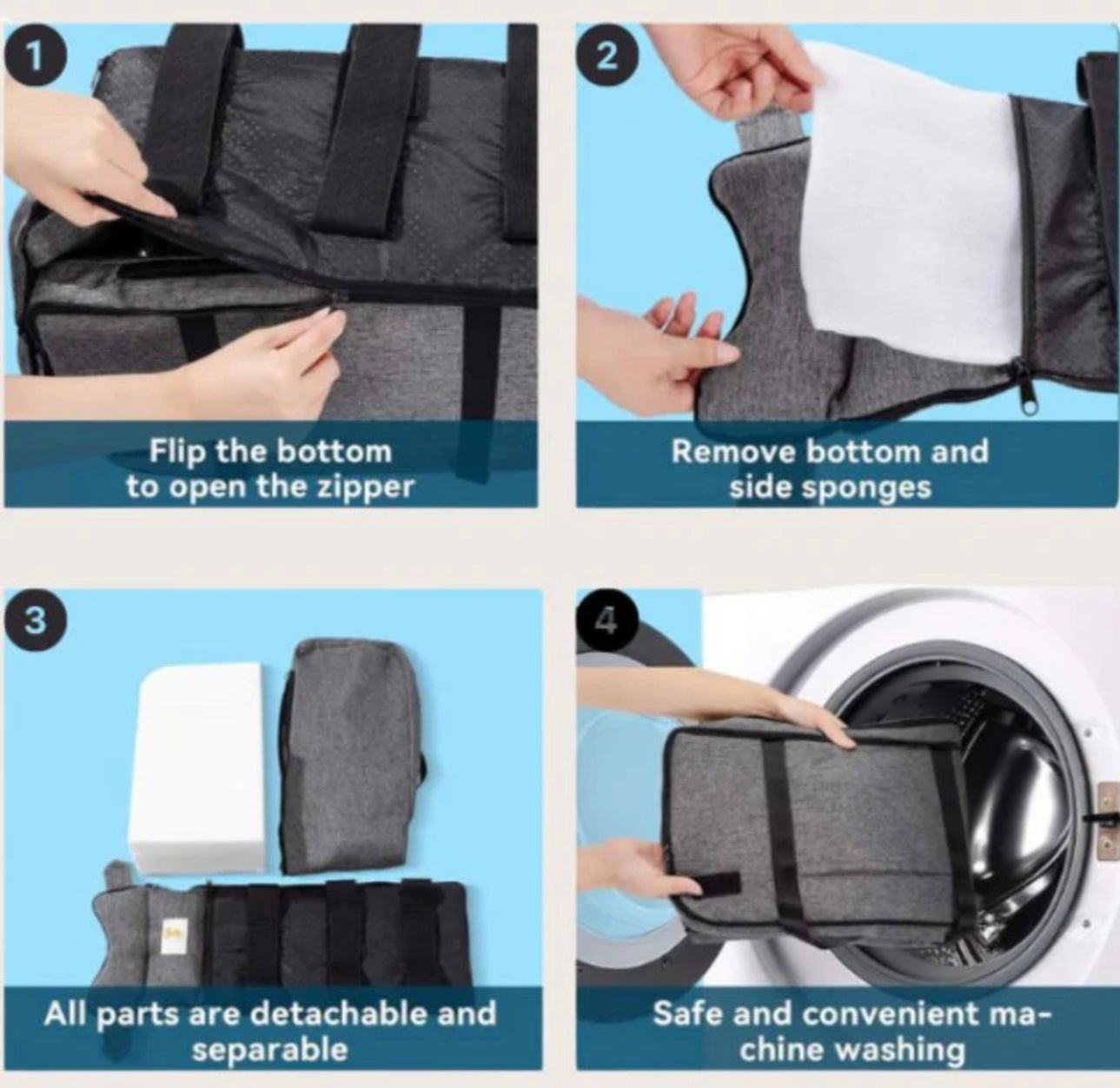 2-in-1 Cozy Car Seat & Bed for pets