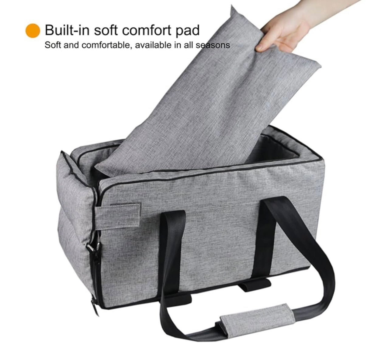 2-in-1 Cozy Car Seat & Bed for pets