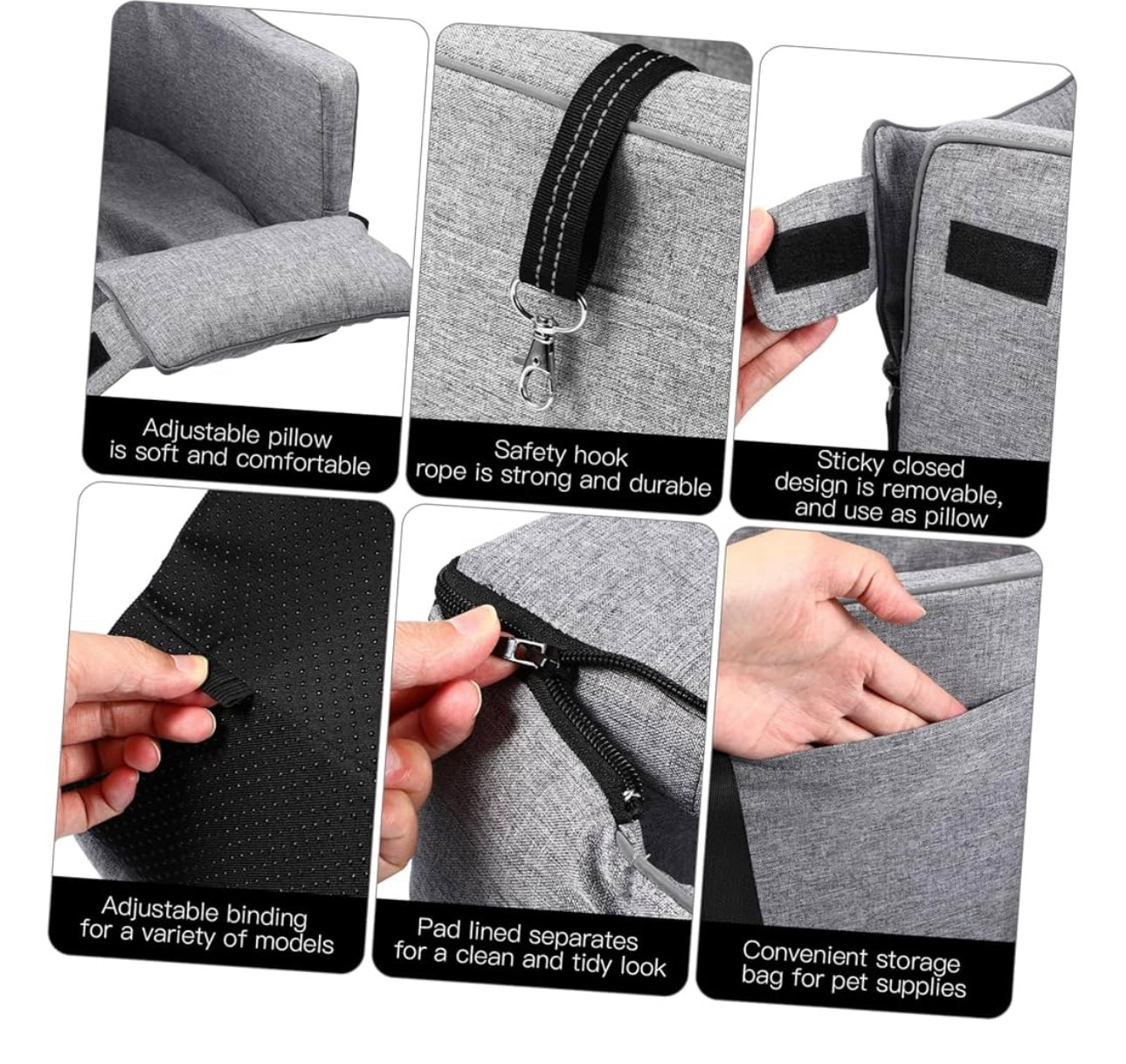 2-in-1 Cozy Car Seat & Bed for pets