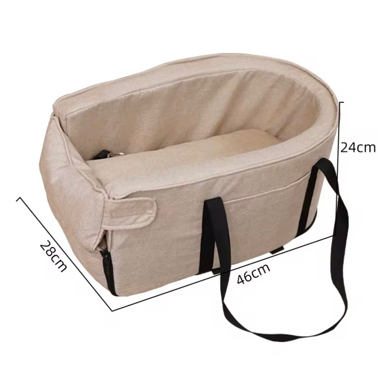 2-in-1 Cozy Car Seat & Bed for pets