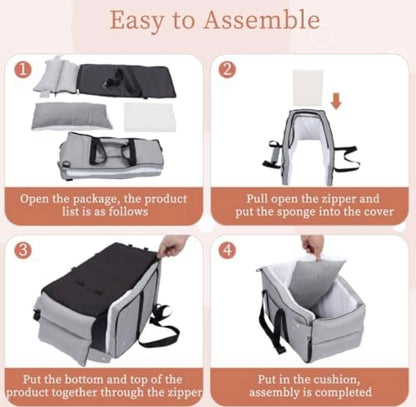 2-in-1 Cozy Car Seat & Bed for pets